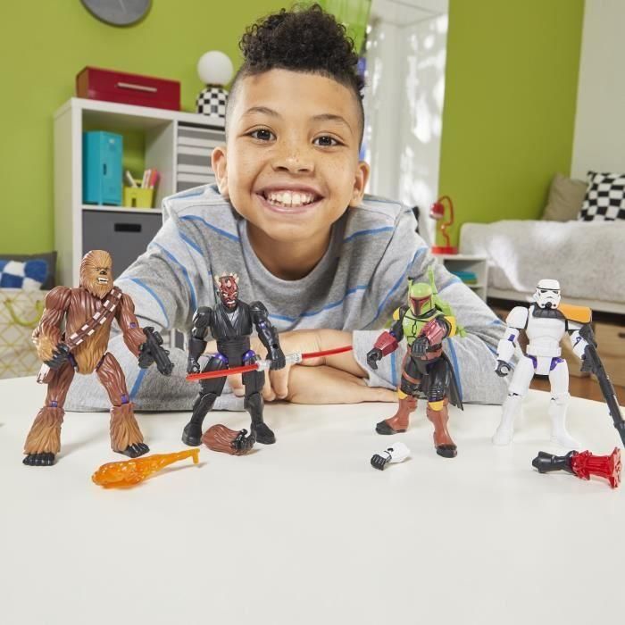 MixMashers Star Wars, figura de Boba Fett personalizable para mezclar y combinar con accesorios 5 MixMashers Star Wars, figura de Boba Fett personalizable para mezclar y combinar con accesorios 5