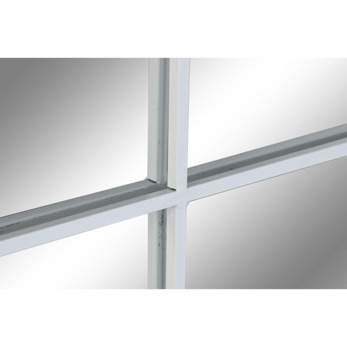 DKD Home Decor Espejo Scandi Tipo Ventana Blanco 122 cm Ancho x 122 cm Alto x 2 cm Fondo en Hierro y Cristal 3 DKD Home Decor Espejo Scandi Tipo Ventana Blanco 122 cm Ancho x 122 cm Alto x 2 cm Fondo en Hierro y Cristal 3