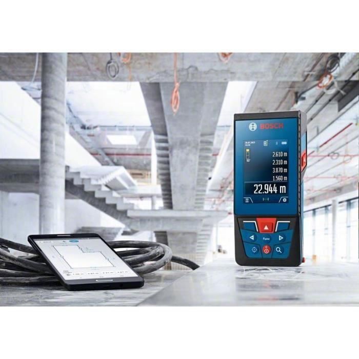 Bosch Professional GLM 100-25 C Telémetro Láser 100m con Pantalla Color IPS 2.8", Visor Digital, Bluetooth e IP54 2 Bosch Professional GLM 100-25 C Telémetro Láser 100m con Pantalla Color IPS 2.8", Visor Digital, Bluetooth e IP54 2