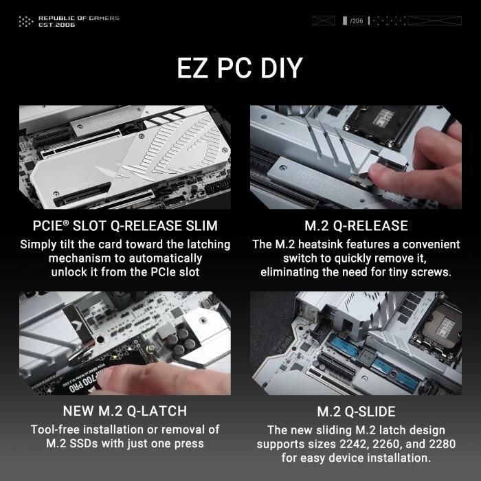 Asus ROG MAXIMUS Z890 APEX Placa Base Intel LGA 1851, Z890, DDR5, Wi-Fi 7, 90MB1IP0-M0EAY0 4