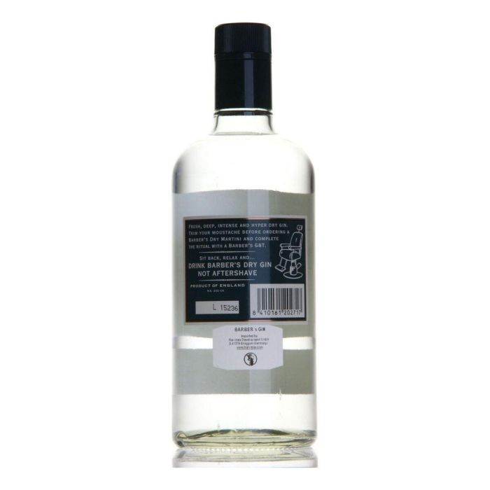 Barber'S Barber’S Gin 1