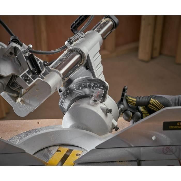 Sierra de brazo radial de 254 mm - 1800 W - Diámetro interior de 30 mm, 0-4800 rpm - STANLEY FATMAX, SM1800-QS 4 Sierra de brazo radial de 254 mm - 1800 W - Diámetro interior de 30 mm, 0-4800 rpm - STANLEY FATMAX, SM1800-QS 4