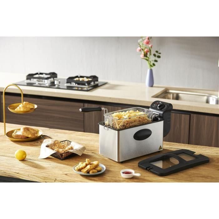 Freidora 3 L CONTINENTAL EDISON CERFR3IN2 - 2000W - Acero inoxidable 4 Freidora 3 L CONTINENTAL EDISON CERFR3IN2 - 2000W - Acero inoxidable 4