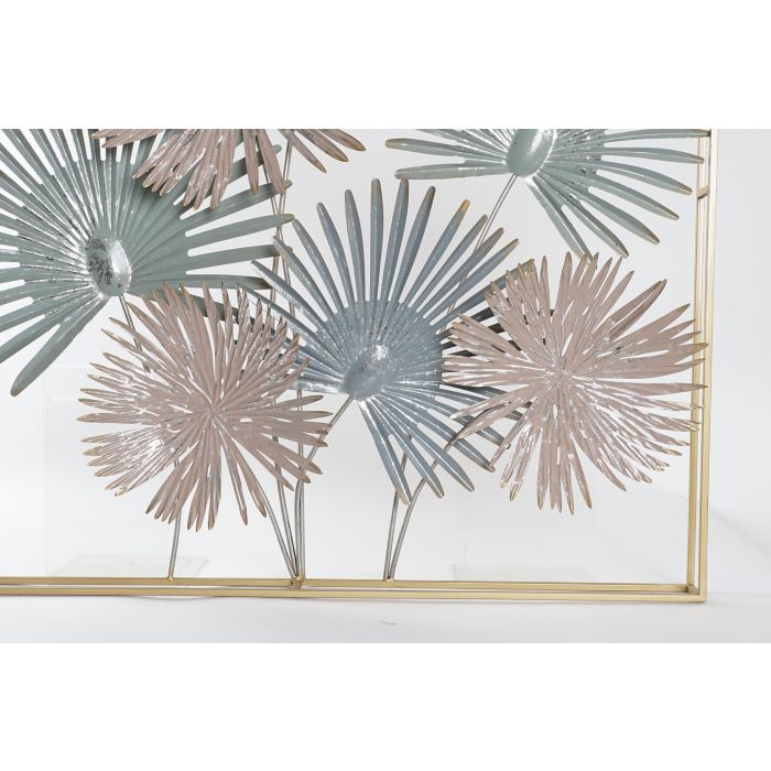 DKD Home Decor Decoración de Pared Tropical Multicolor 90 x 90 x 7 cm 2