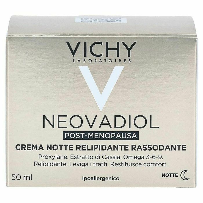 Vichy Neovadiol Crema Noche Post-Menopausia Reafirmante y Redensificante para Pieles Maduras +50 años, Todo Tipo de Pieles 50 ml Vichy Neovadiol Crema Noche Post-Menopausia Reafirmante y Redensificante para Pieles Maduras +50 años, Todo Tipo de Pieles 50 ml