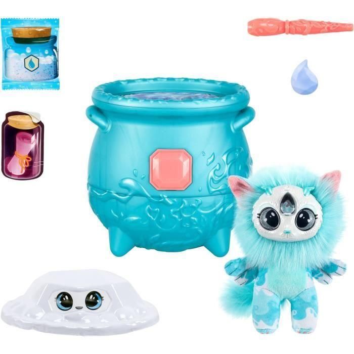 Juego de Magia - MAGIC MIXIES - Caldero Mágico de Elementos AGUA - Crea tu Mixie con Polvo Espumoso y Cristal Mágico 1 Juego de Magia - MAGIC MIXIES - Caldero Mágico de Elementos AGUA - Crea tu Mixie con Polvo Espumoso y Cristal Mágico 1