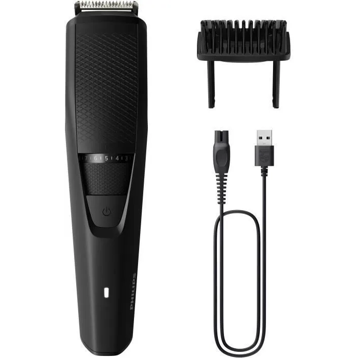 Philips BT3234/15 Barbero Series 3000 Cortapelos de Barba 0.5 mm a 1 cm, 20 Ajustes de Longitud, 60 Minutos de Autonomía, Negro 1
