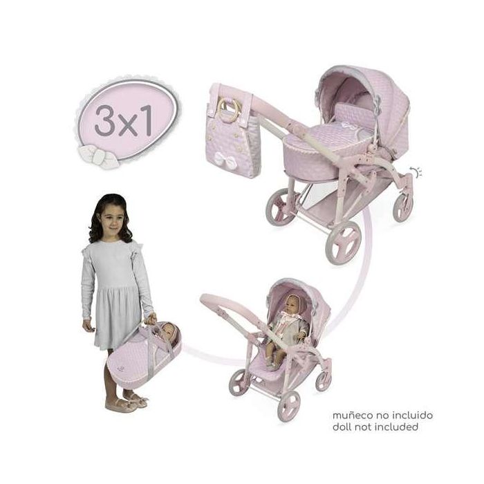 Decuevas Coche de Muñeca 3x1 Plegable Sophie para Muñecas de hasta 48 cm 5