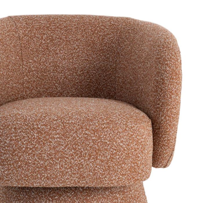 Sillón Giratorio Salmón Tejido Salón 78 X 79 X 77 cm