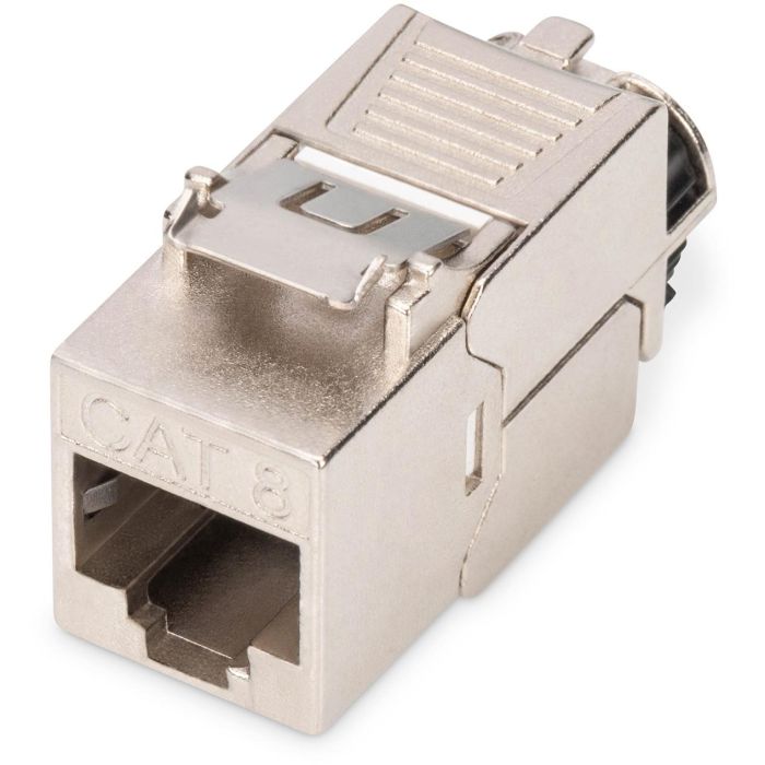 Digitus Módulo Keystone CAT 8.1, Apantallado, RJ45 Hembra a Hembra, Blanco 0 Digitus Módulo Keystone CAT 8.1, Apantallado, RJ45 Hembra a Hembra, Blanco 0
