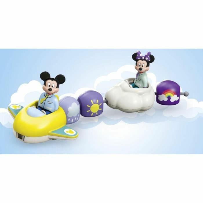 PLAYMOBIL 71697 Mickey y Minnie Tren Nube - Disney - Incluye Minnie, Mickey y un Avión Tren Nube - Edad 1 1