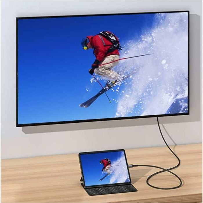 EQUIP CABLE USB-C A DISPLAYPORT 1.4 MACHO MACHO 1M 8K/60Hz 3 EQUIP CABLE USB-C A DISPLAYPORT 1.4 MACHO MACHO 1M 8K/60Hz 3
