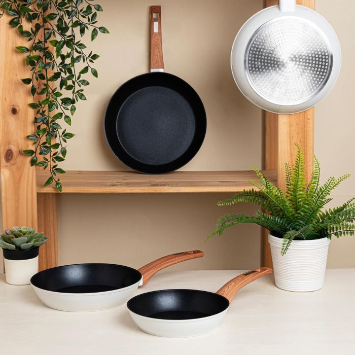 Quid Sartén de Aluminio Forjado Cocco 20 cm - Antiadherente 2 Capas, Apto Inducción y Todo Tipo de Cocinas, Mango Soft Touch 2
