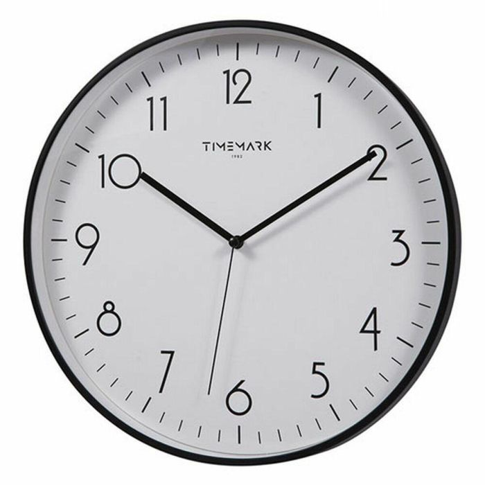 Reloj de Pared Timemark Negro (30 x 30 cm) Reloj de Pared Timemark Negro (30 x 30 cm)
