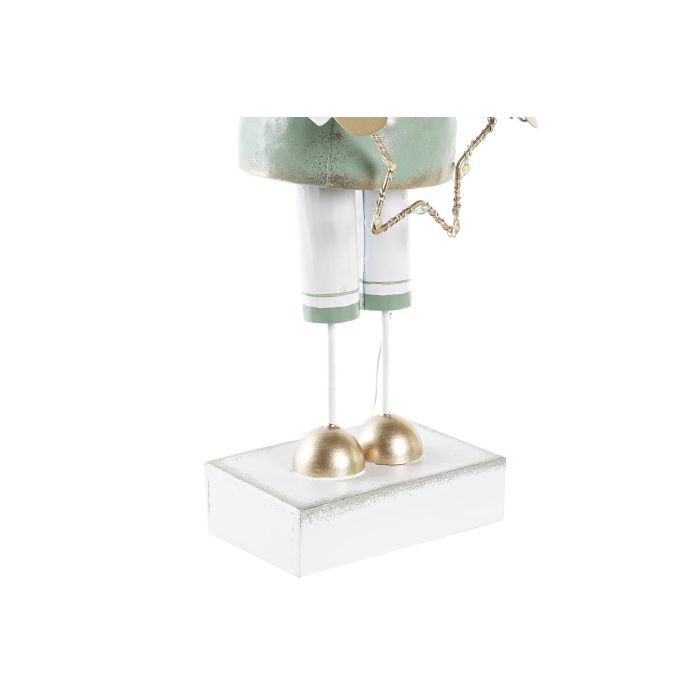 DKD Home Decor Figura de Navidad Fantasía con Reno, Luz LED y Metal, 6x28x9 cm, Pack 4 Unidades Surtidas 3