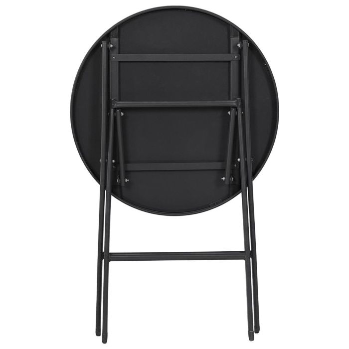 Mesa Plegable Gris Elba Home Deco Factory diámetro 60 2 Mesa Plegable Gris Elba Home Deco Factory diámetro 60 2