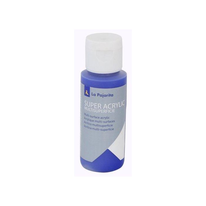 Pintura Acrilica La Pajarita 60 Ml (Bote) Azul Ultramar A-59 6 unidades