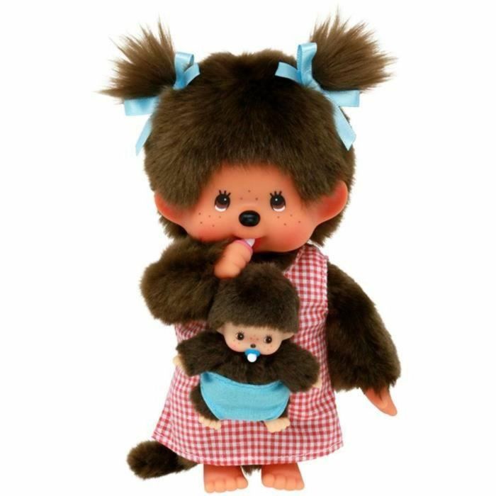 Monchhichi Maman & Baby Plush - 20 cm - Bandai