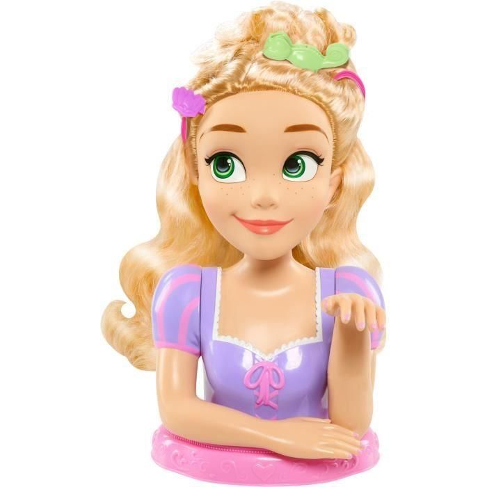 Cabezal de peinado - DISNEY - Rapunzel Deluxe - 12 accesorios - Falsa botella de barniz - Guía de peinado 5 Cabezal de peinado - DISNEY - Rapunzel Deluxe - 12 accesorios - Falsa botella de barniz - Guía de peinado 5