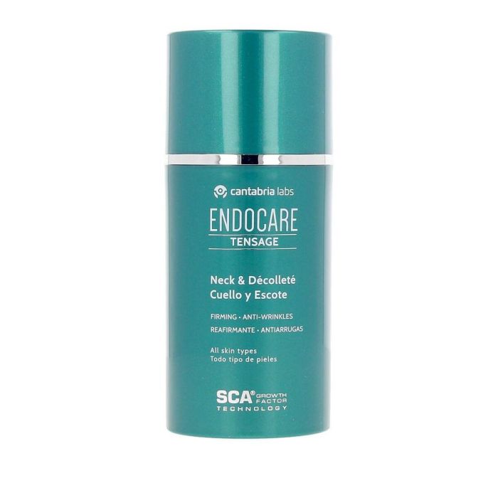 Endocare Tensage Cuello y Escote Anti-edad 80 ml - Tratamiento Reafirmante y Redensificante para Piel Flácida