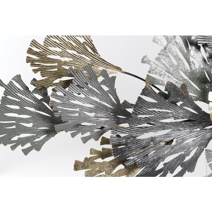 Decoración de Pared DKD Home Decor Gris Dorado Metal (65 x 10 x 134.6 cm) 1