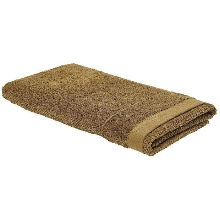 Today TOD3574643536556 Toalla de Baño HOY de Algodón Orgánico Color Bronce 70 x 130 cm 3