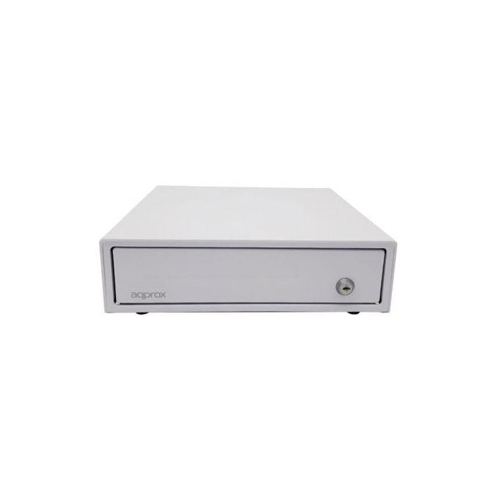 APPROX TPV Cajon Portamonedas Compacto Blanco 33x36 Apertura Manual Y Automatica 2 APPROX TPV Cajon Portamonedas Compacto Blanco 33x36 Apertura Manual Y Automatica 2