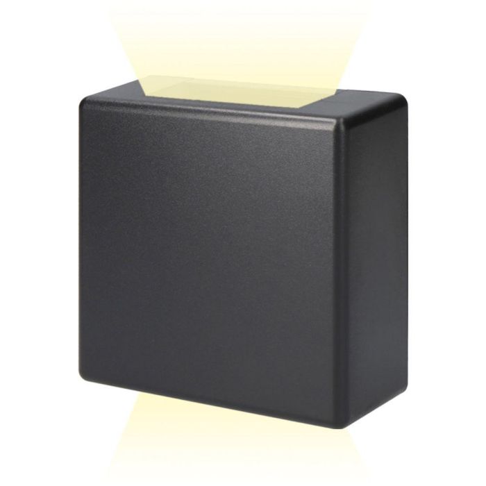 Edm Aplique led cuadrado 3W 237 lm Luz día 4000K IP54 11.5x11.5x5 cm Edm Aplique led cuadrado 3W 237 lm Luz día 4000K IP54 11.5x11.5x5 cm