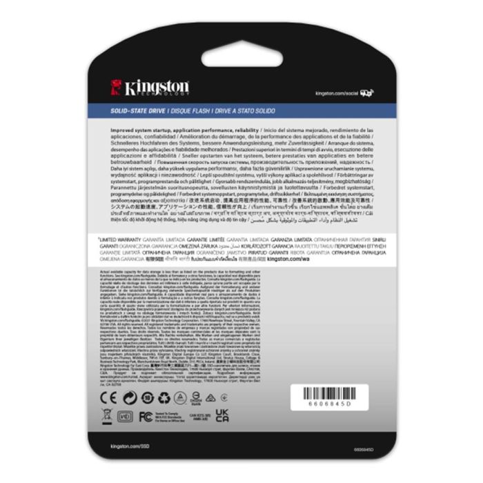 Kingston DC600M - SSD Interno 2.5" 3.84TB SATA - Optimizado para Centro de Datos Empresarial 2 Kingston DC600M - SSD Interno 2.5" 3.84TB SATA - Optimizado para Centro de Datos Empresarial 2