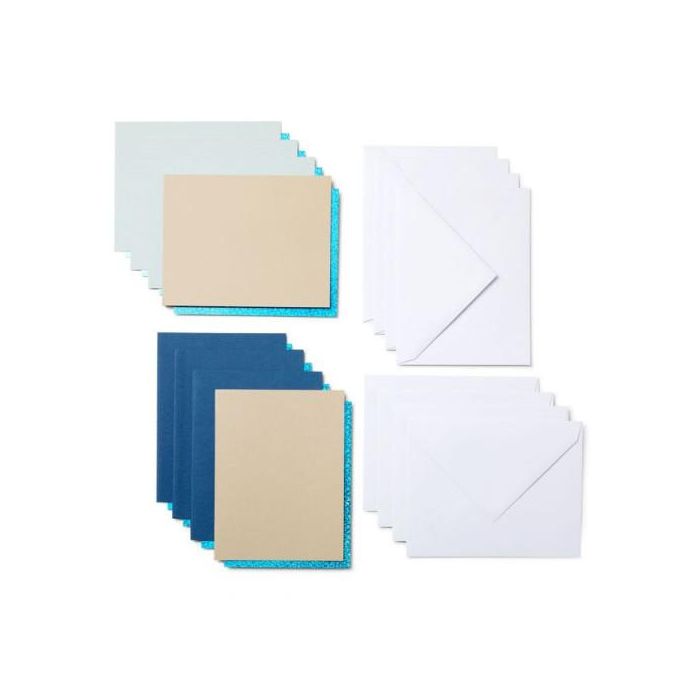 Cricut 2008859 Papel para Máquinas de Corte, Azul y Caqui, 8 Piezas 1 Cricut 2008859 Papel para Máquinas de Corte, Azul y Caqui, 8 Piezas 1