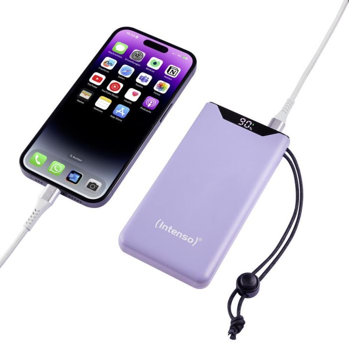 Intenso Powerbank F10000 Lila 10000 mAh con Power Delivery y Quick Charge 3.0 4