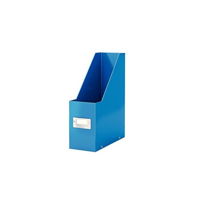 Leitz Revistero de cartón forrado, color azul, 103x170x235 mm