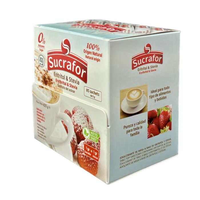 Sucrafor - Eritritol & Stevia Sobres Sucrafor - Eritritol & Stevia Sobres