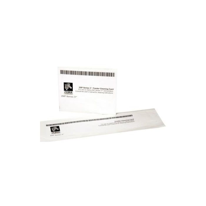 Zebra ZXP3 Kit de Tarjetas de Limpieza - 4 para Motor de Impresión y 4 para Alimentador (1000 imágenes/tarjeta)