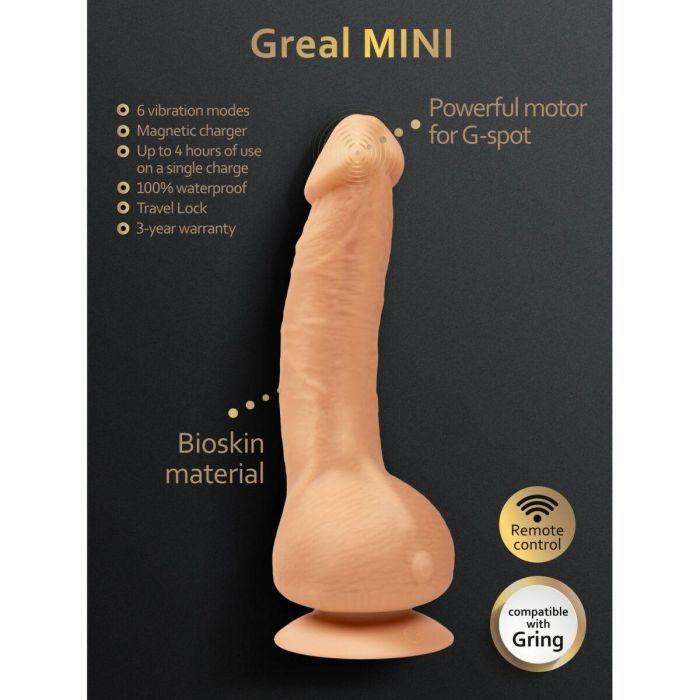 Dildo Gvibe Greal Mini Natural 11 Dildo Gvibe Greal Mini Natural 11