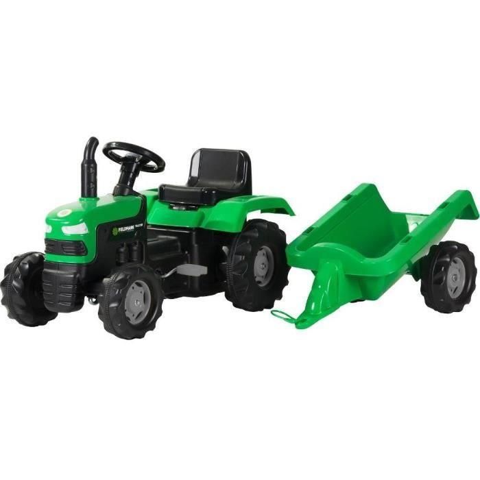 Tractor de pedales con remolque - Buddy Toys - BPT 1013 3