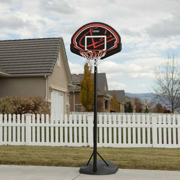 Lifetime Canasta Baloncesto Portátil Ajustable con Tablero de Altura 165-222 cm para Niños 1