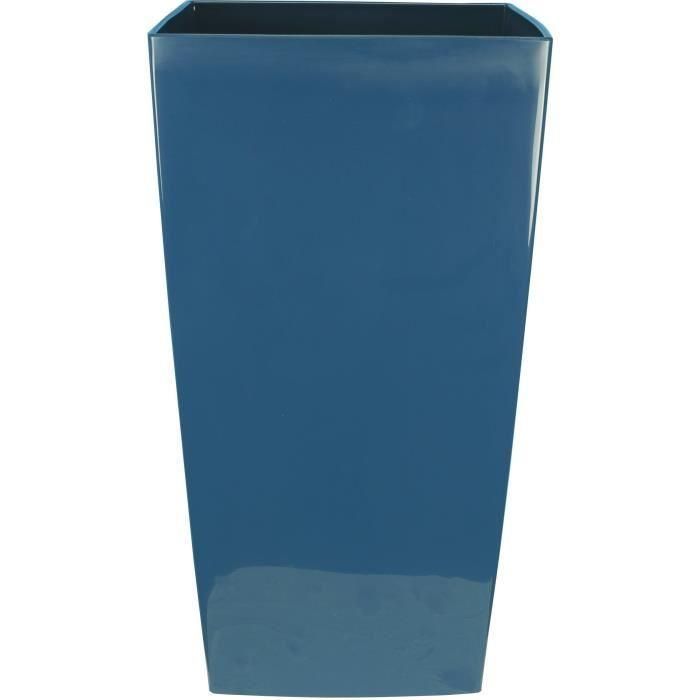 Jardinera cuadrada RIVIERA NUANCE - Plástico - L29xP29xH52 cm - Azul Jardinera cuadrada RIVIERA NUANCE - Plástico - L29xP29xH52 cm - Azul