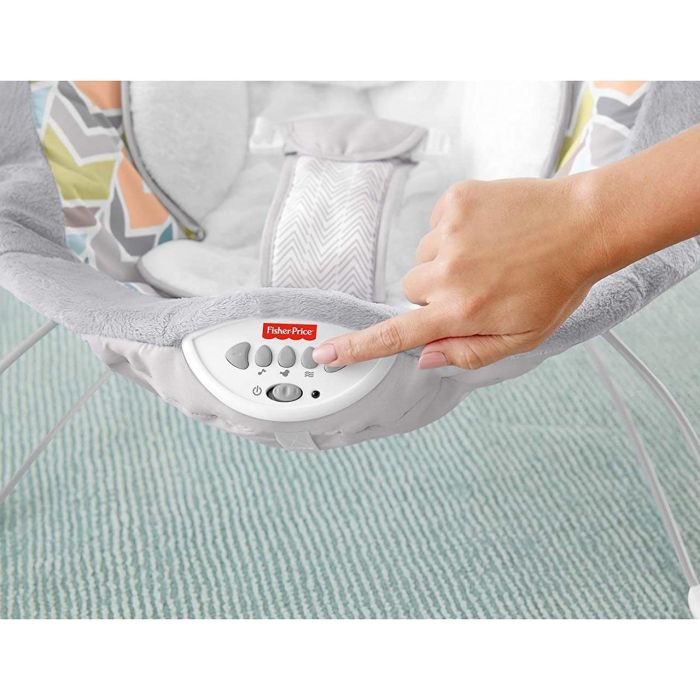 Fisher-Price Hamaca Deluxe Sweet Snugapuppy GWD50 para Bebé con Música y Vibraciones 4