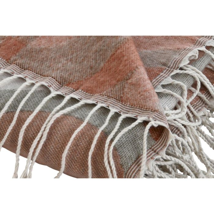 Plaid Urban DKD Home Decor Rosa Multicolor 170 x 130 cm 3 Plaid Urban DKD Home Decor Rosa Multicolor 170 x 130 cm 3