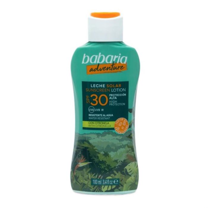 BABARIA Adventure Leche Solar Citronela SPF30 100 ml BABARIA Adventure Leche Solar Citronela SPF30 100 ml