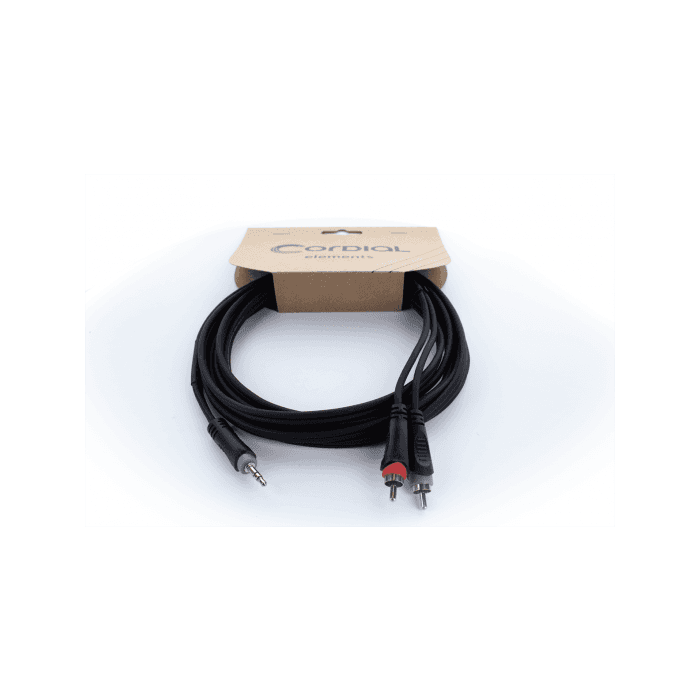 Cable Y Mini-Jack Estéreo / 2 Rca 3 M 2 Cable Y Mini-Jack Estéreo / 2 Rca 3 M 2