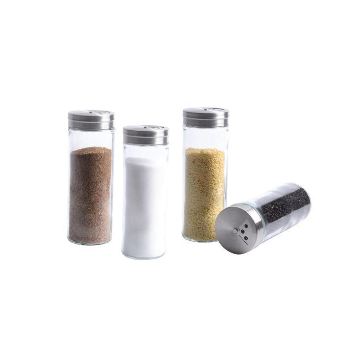 Especiero de vidrio e inoxidable Quttin 5x14 cm - Inde (24 Unidades) 8 Especiero de vidrio e inoxidable Quttin 5x14 cm - Inde (24 Unidades) 8
