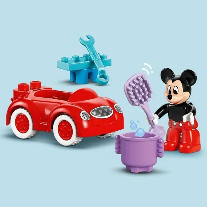 LEGO DUPLO | Disney 10454 Casa y coche de Mickey - Juego de construcción 2 años 3