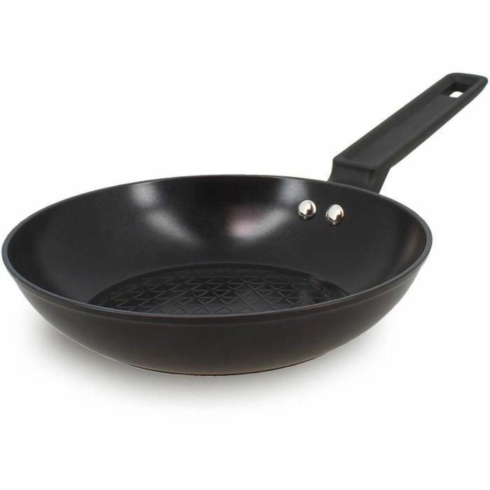 Menastyl 6020635 Sartén de Aluminio Forjado 20 cm Negra, Apta para Inducción y Todo Tipo de Cocinas 2