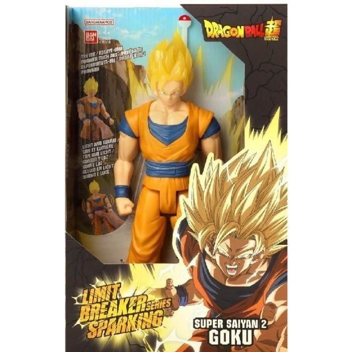 Figura Gigante Limit Breaker 30 cm Super Saiyan 2 Goku - Sparking Goku Sonido y Luz - BANDAI - Dragon Ball Super 2