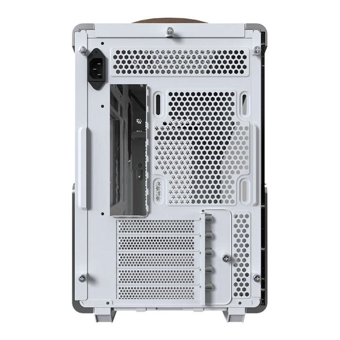 Montech Heritage TG Caja de PC Midi Tower Blanca con Imitación Piel y Ventana Lateral 4