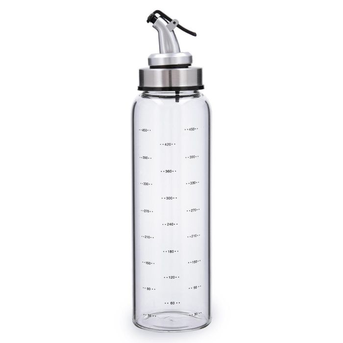 Quid Aceitera Vidrio Ébano 0,5 L, Transparente, con Tapón a Presión y Dosificador de Plástico, 100% Higiénica, Apto Lavavajillas 0 Quid Aceitera Vidrio Ébano 0,5 L, Transparente, con Tapón a Presión y Dosificador de Plástico, 100% Higiénica, Apto Lavavajillas 0