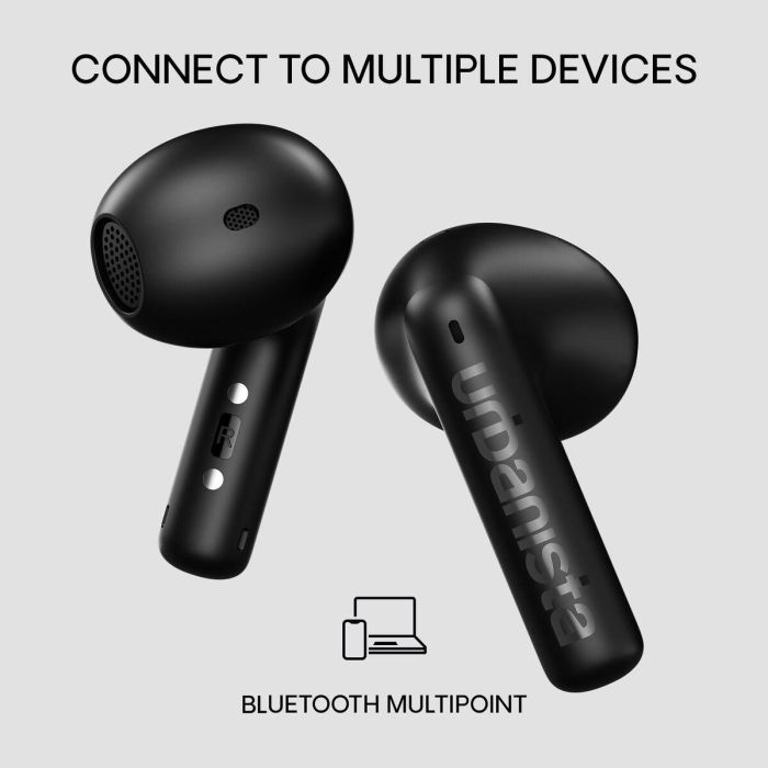 Urbanista Santa Monica Auriculares Inalámbrico Negro con Cancelación de Ruido Adaptativa Bluetooth Multipunto USB-C IPX4 6