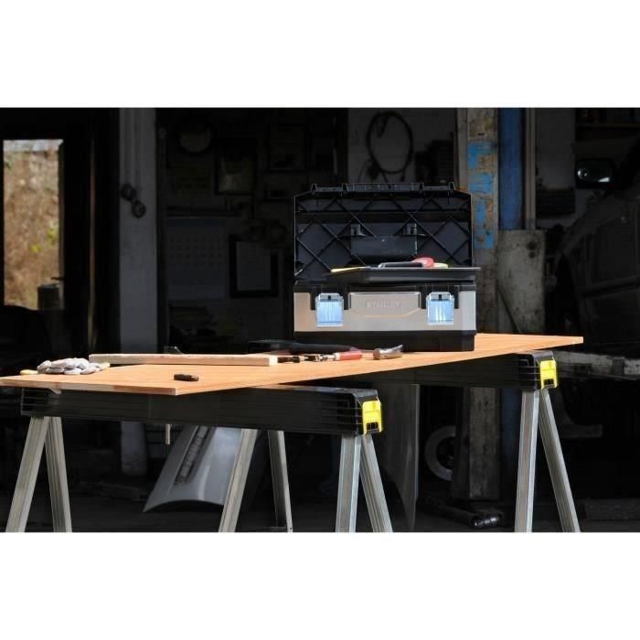 Caballete Stanley Plegable 101,7 x 12,5 x 75,8 cm Metal 4 Caballete Stanley Plegable 101,7 x 12,5 x 75,8 cm Metal 4